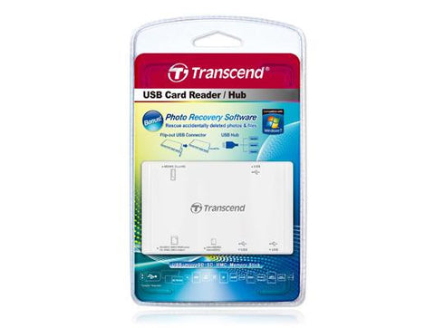 Transcend P7 USB2.0 Card Reader (White)