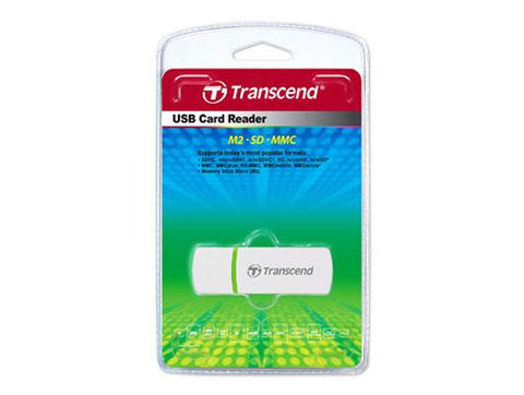 Transcend P5 USB2.0 Compact Card Reader (White)