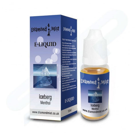 Diamond Mist E-Liquid Vapour - Iceberg Menthol Flavour - 10 ML