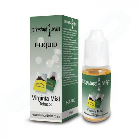 Diamond Mist E-Liquid Vapour - Virginia Tobacco Flavour - 10 ML
